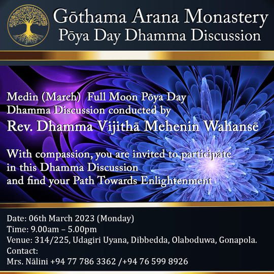 "Medin" Full Moon Poya Day Program