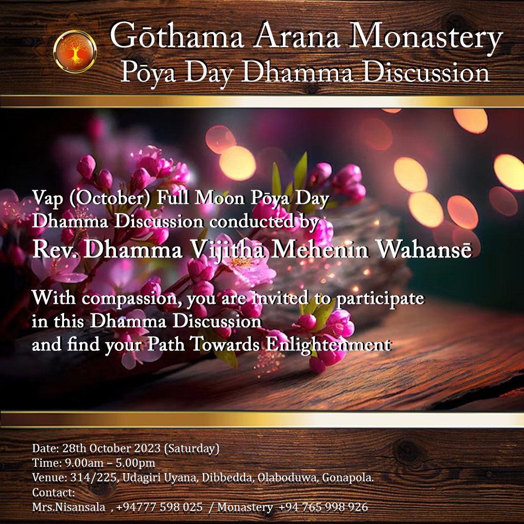 Vap Full Moon Poya Day Program